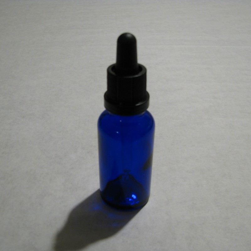 Steklenicka Aroma modra 30 ml s crno pipeto