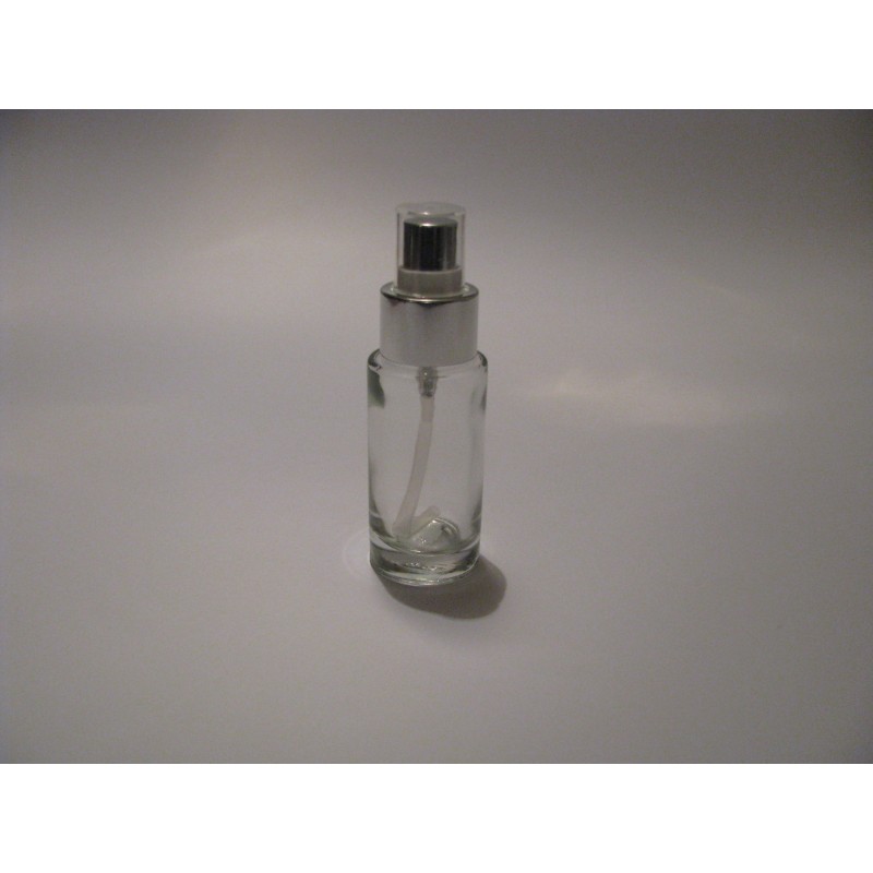 Steklenička Minerva 30 ml s srebrno pumpico