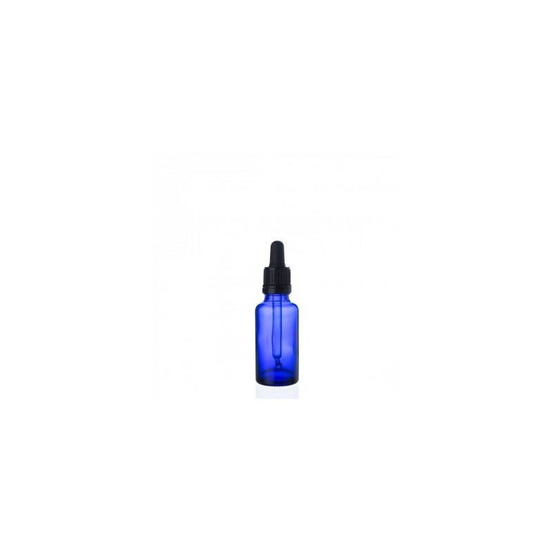 Steklenička Aroma 30 ml modro steklo s črno pipeto